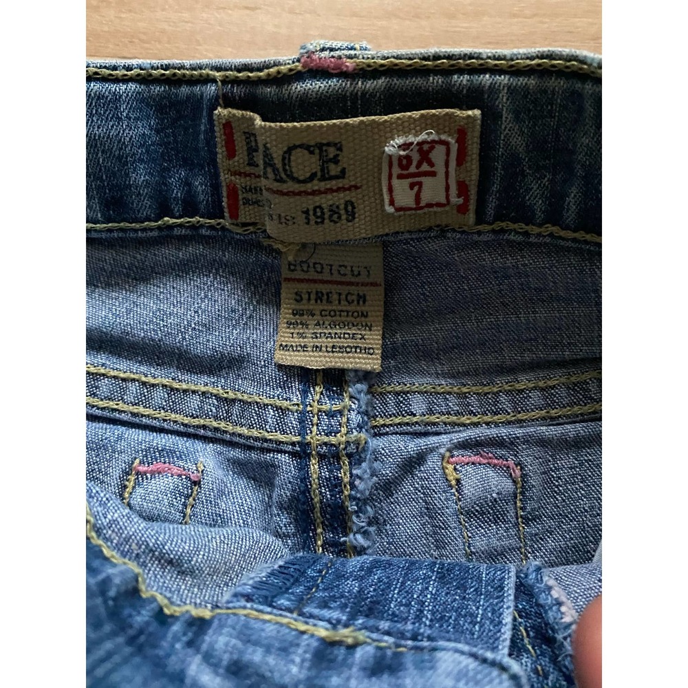 The Childrens Place Bootcut Stretch Blue Denim Jeans - Picture 4 of 6